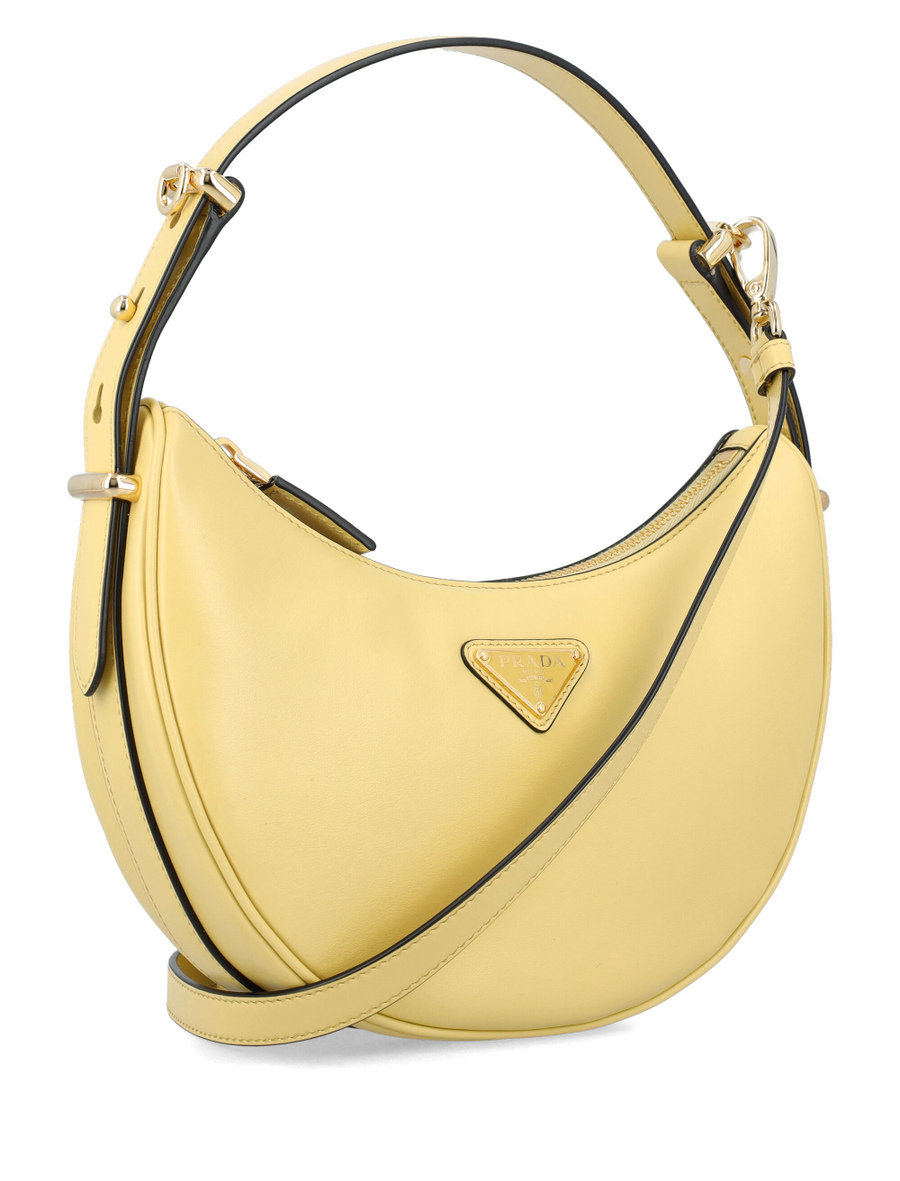 Arqué small leather shoulder bag - Spazio Pritelli