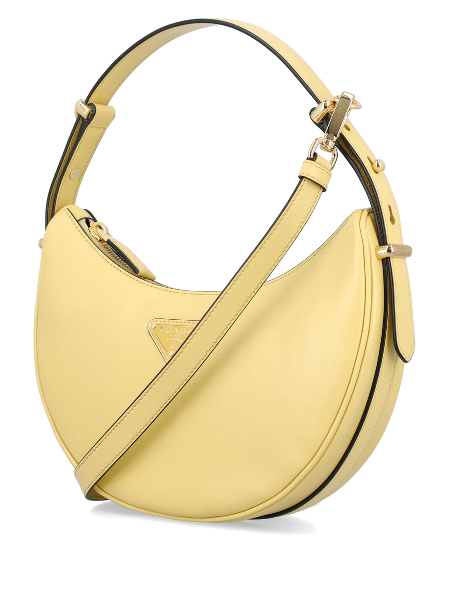 Arqué small leather shoulder bag - Spazio Pritelli