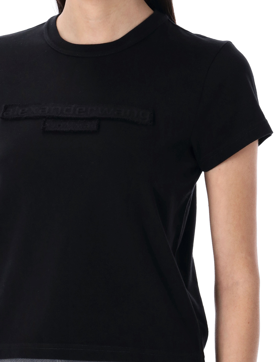 Distressed logo t-shirt - Spazio Pritelli