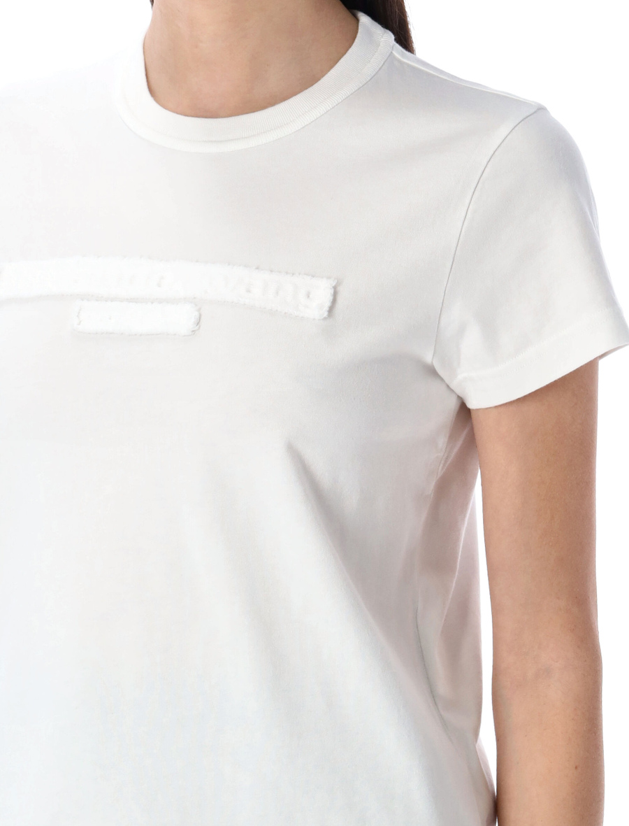 Distressed logo t-shirt - Spazio Pritelli