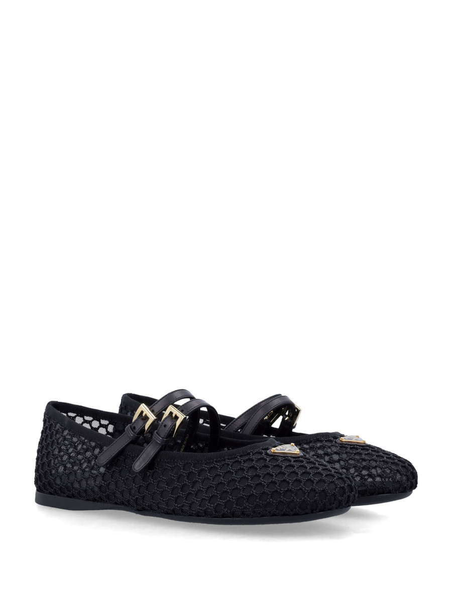 Mesh fabric ballerinas - Spazio Pritelli
