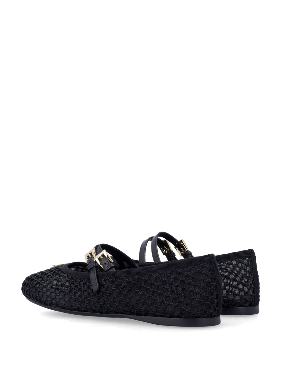 Mesh fabric ballerinas - Spazio Pritelli