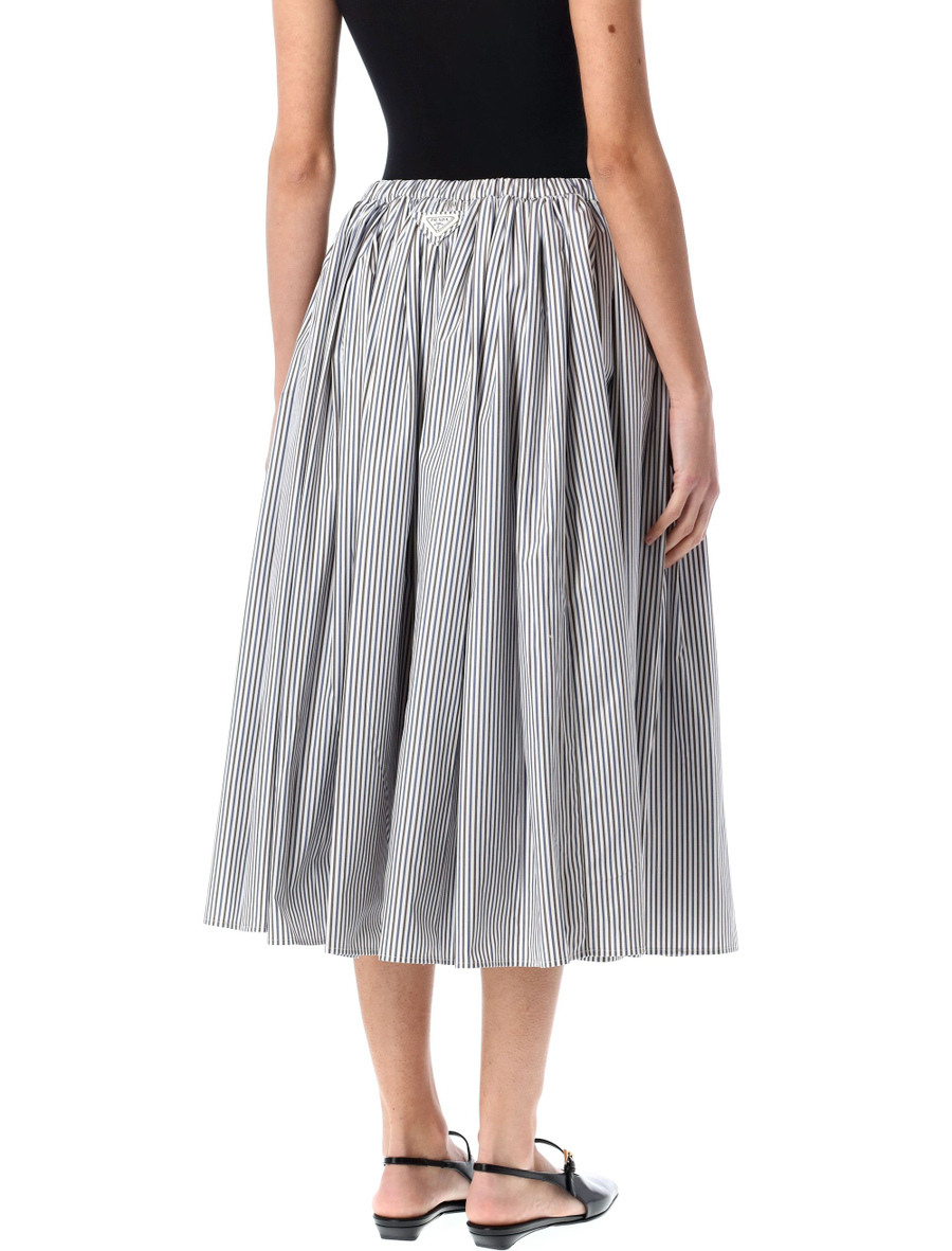Striped midi skirt - Spazio Pritelli