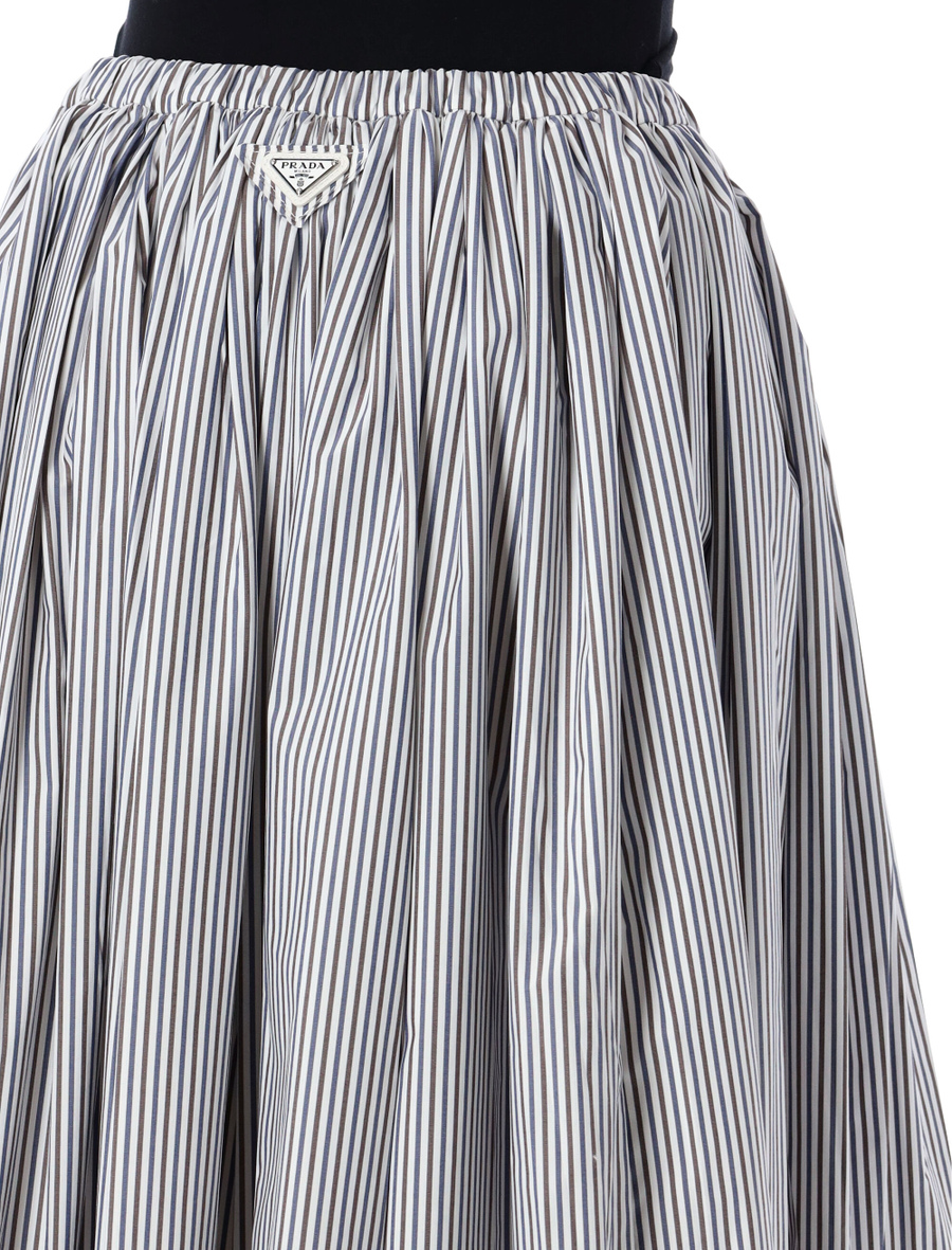 Striped midi skirt - Spazio Pritelli
