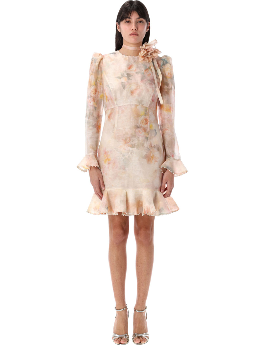 Crush flower mini dress - Spazio Pritelli