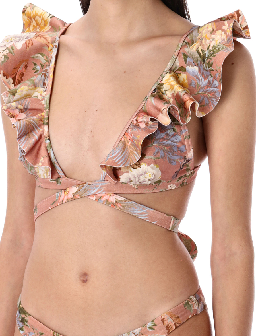 Tallow wrap ruffle bikini - Spazio Pritelli