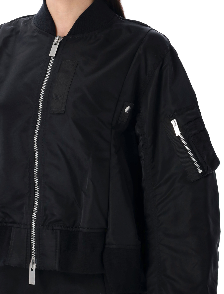 Nylon twill blouson - Spazio Pritelli
