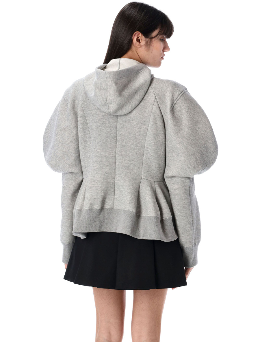 Balloon sleeves hoodie - Spazio Pritelli