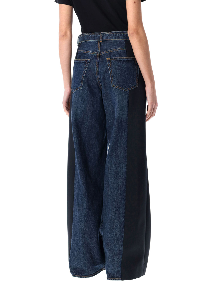 Wide denim pant - Spazio Pritelli
