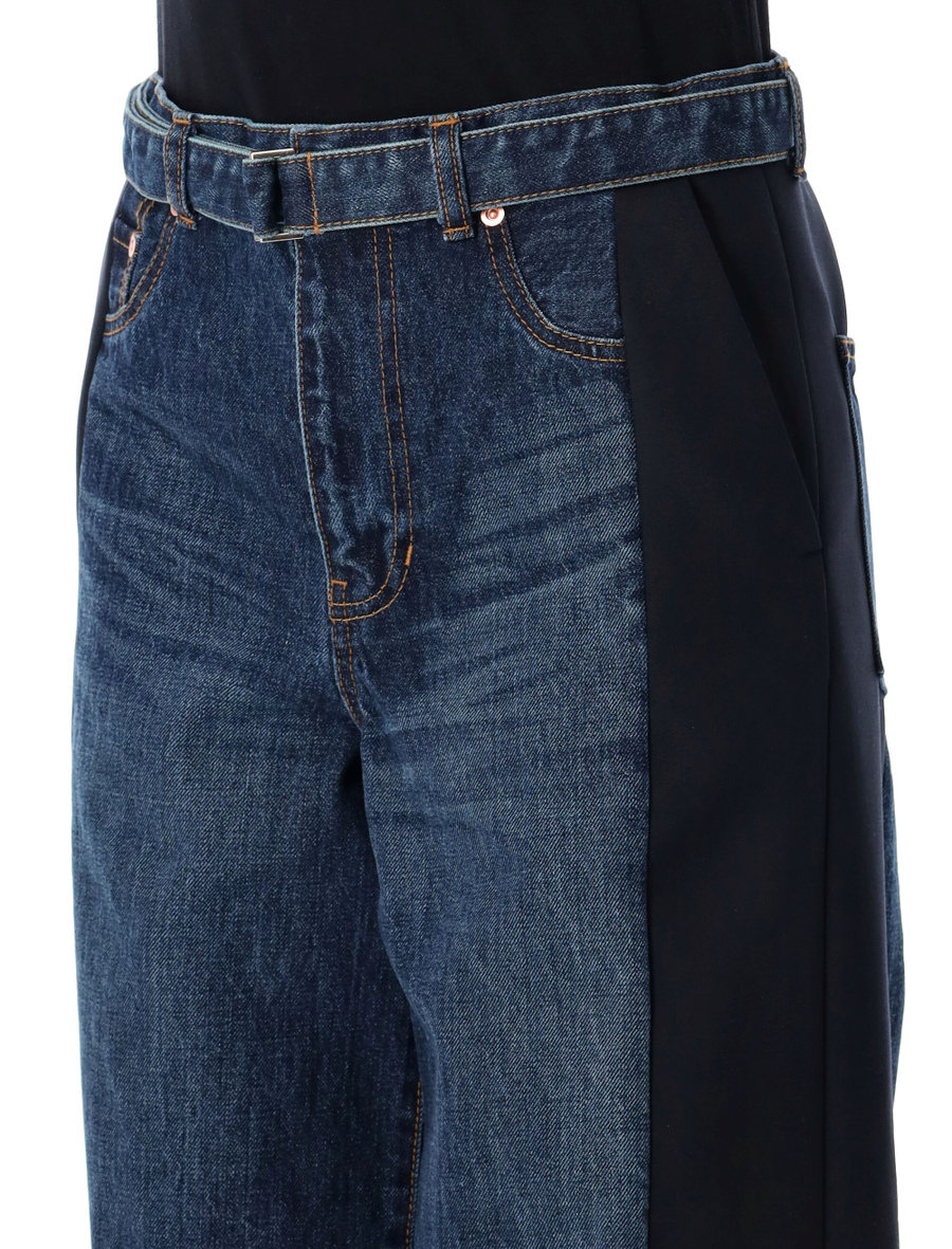 Wide denim pant - Spazio Pritelli