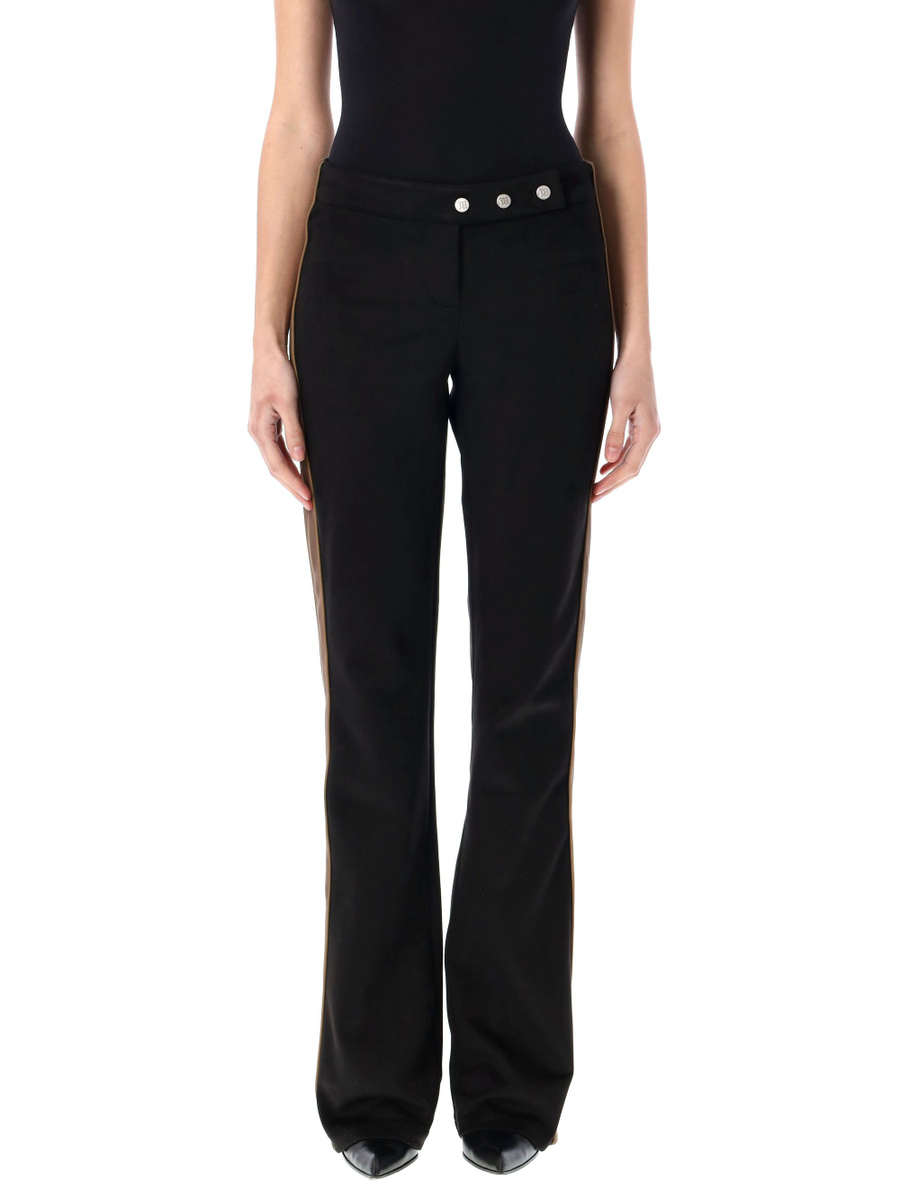 Faux suede Moto pants - Spazio Pritelli