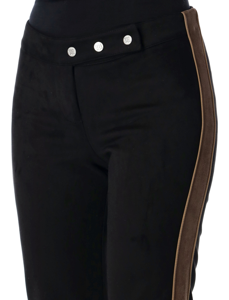 Faux suede Moto pants - Spazio Pritelli