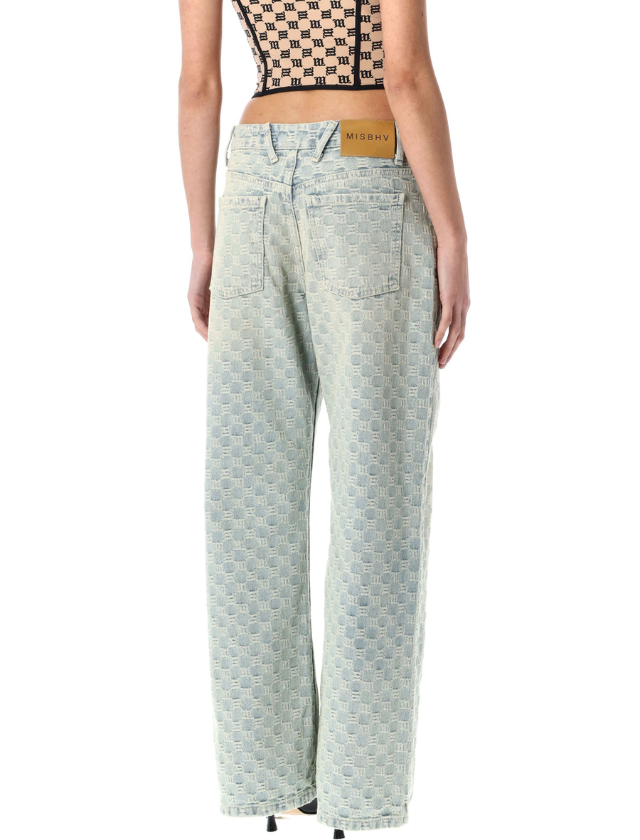 Monogram jeans - Spazio Pritelli