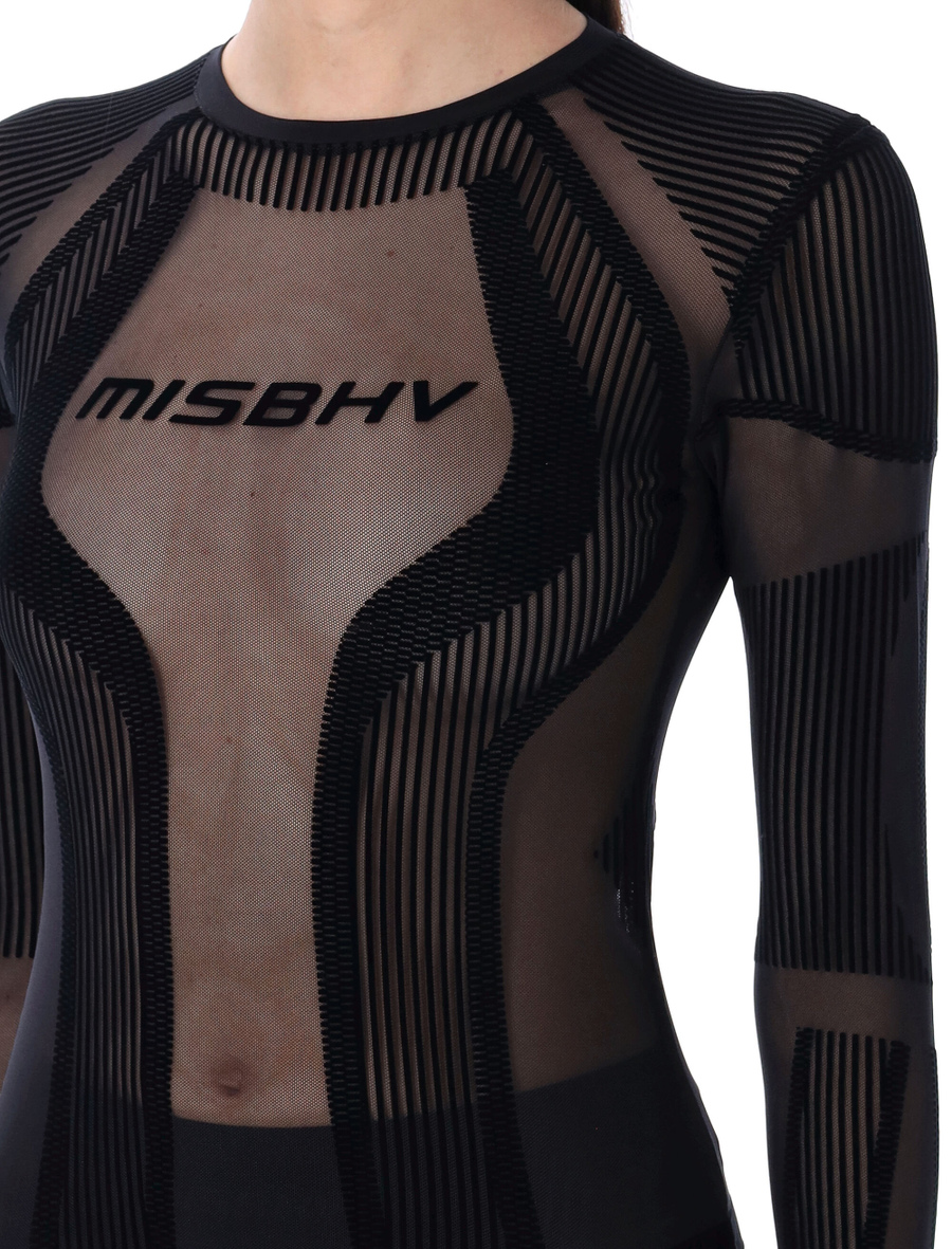 Flock Mesh Sport longsleeve top - Spazio Pritelli