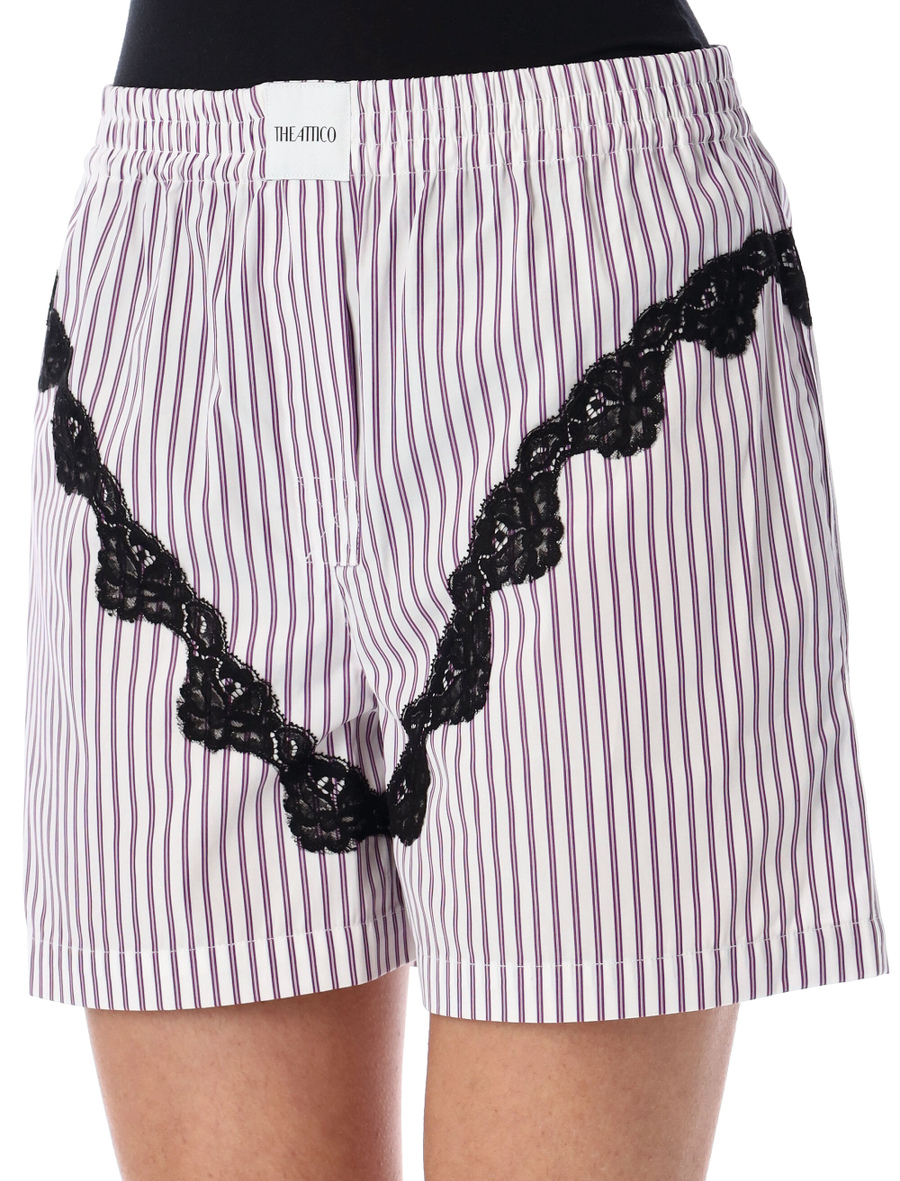 Striped short pants - Spazio Pritelli