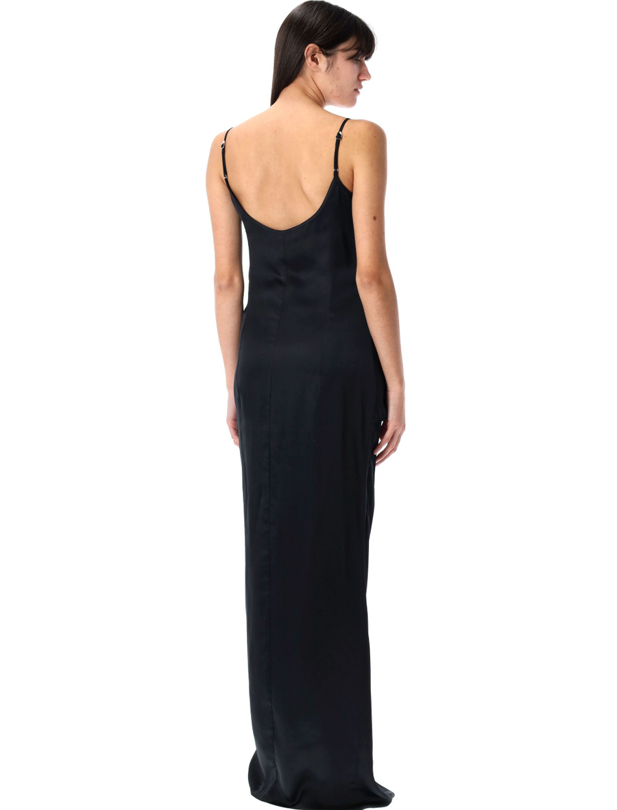 SATIN LONG DRESS - Spazio Pritelli