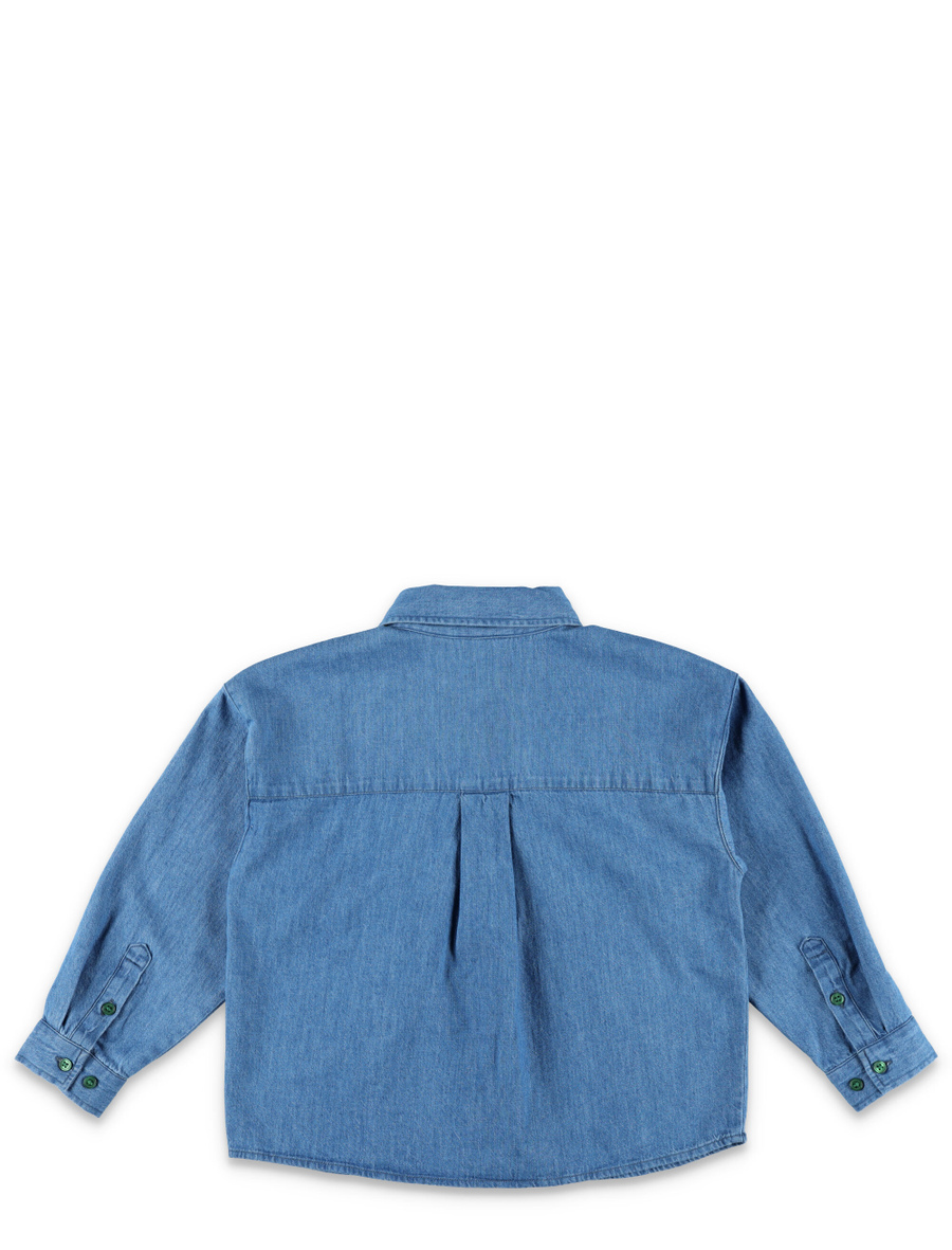 Kid - Note lightweight denim shirt - Spazio Pritelli