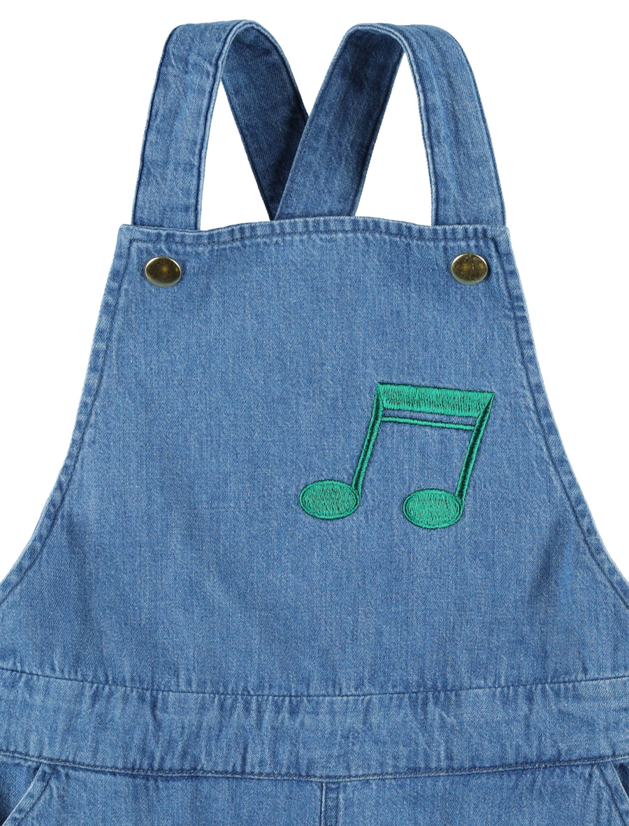 Kid - Note denim dungarees - Spazio Pritelli
