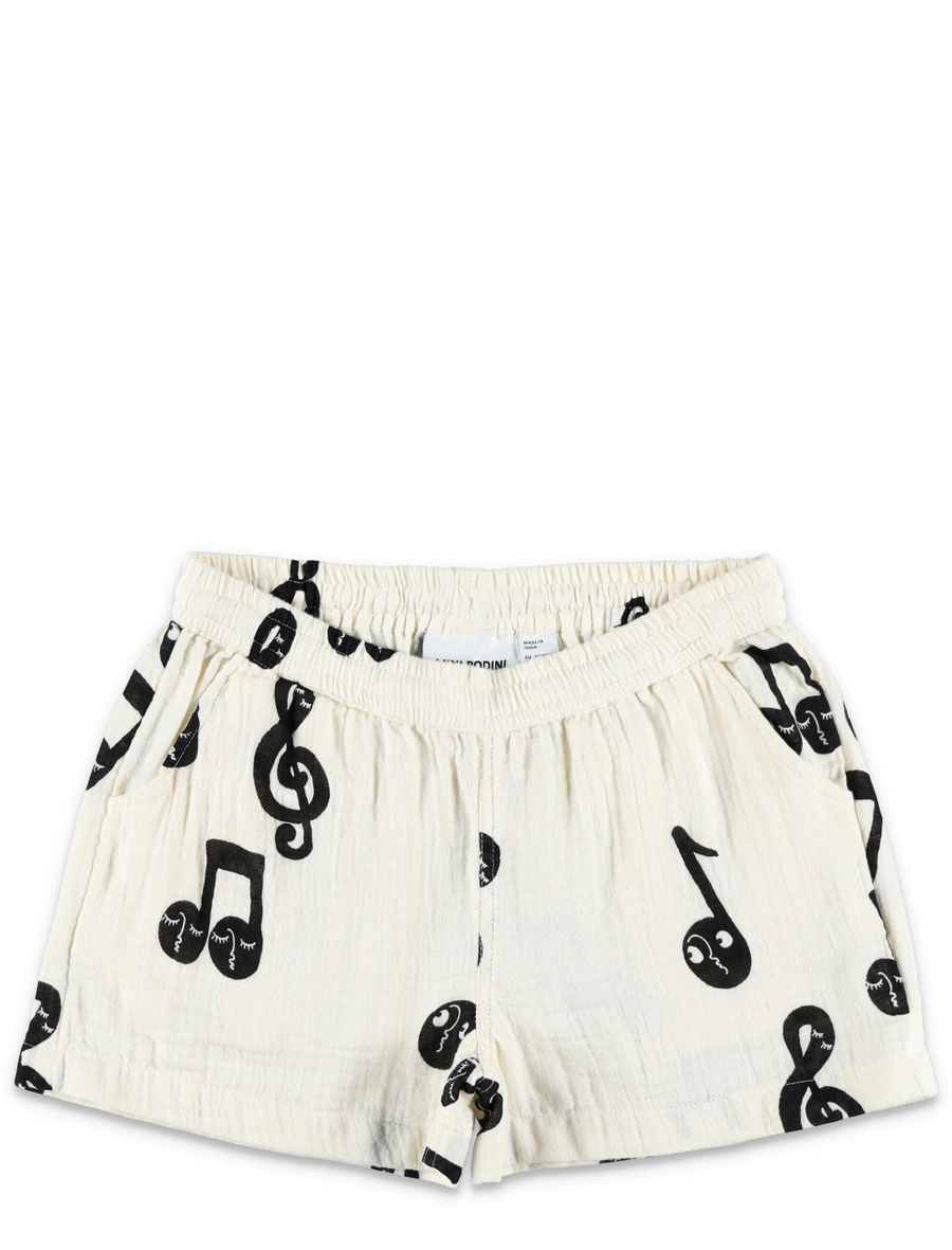 Kid - Note muslin shorts - Spazio Pritelli