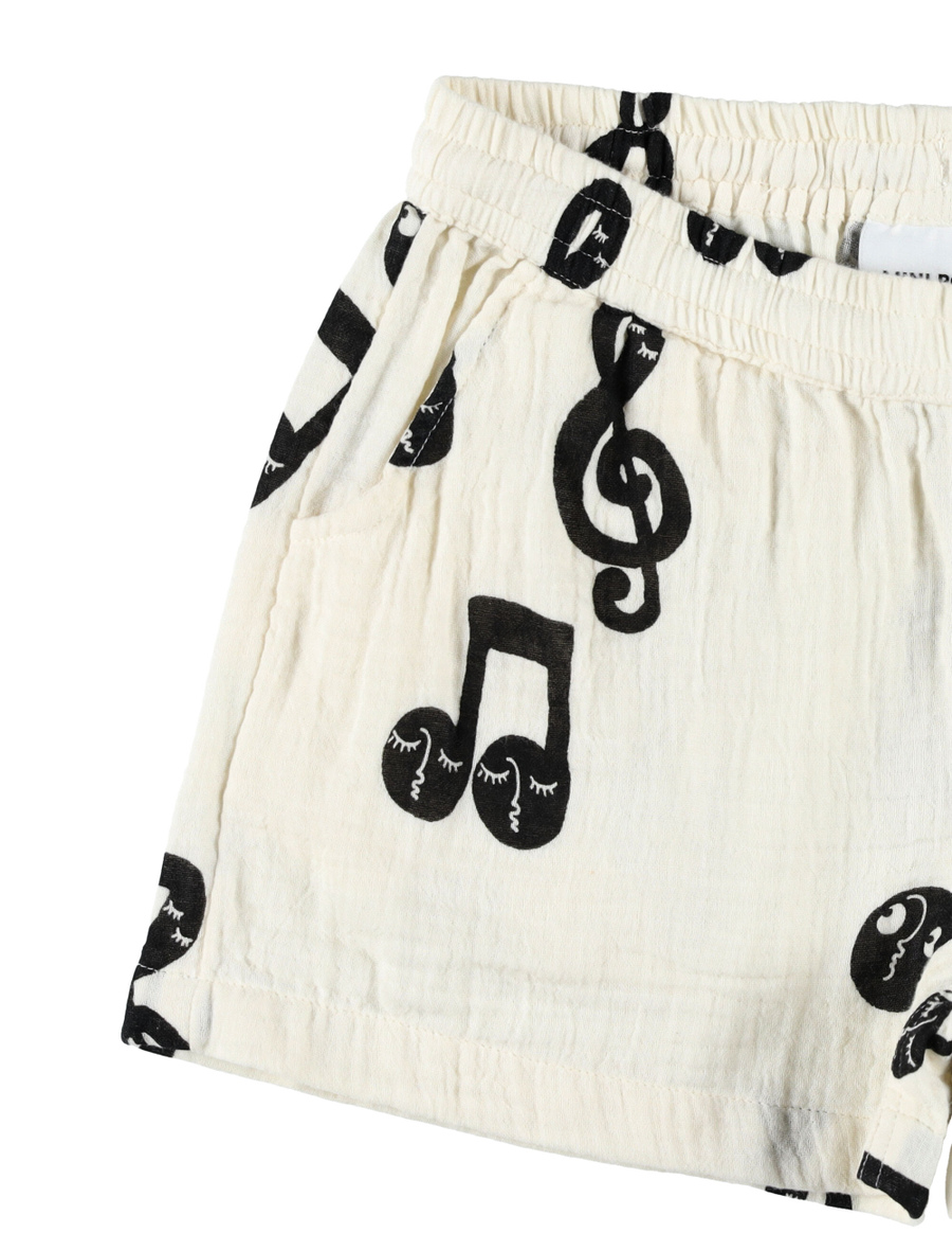 Kid - Note muslin shorts - Spazio Pritelli