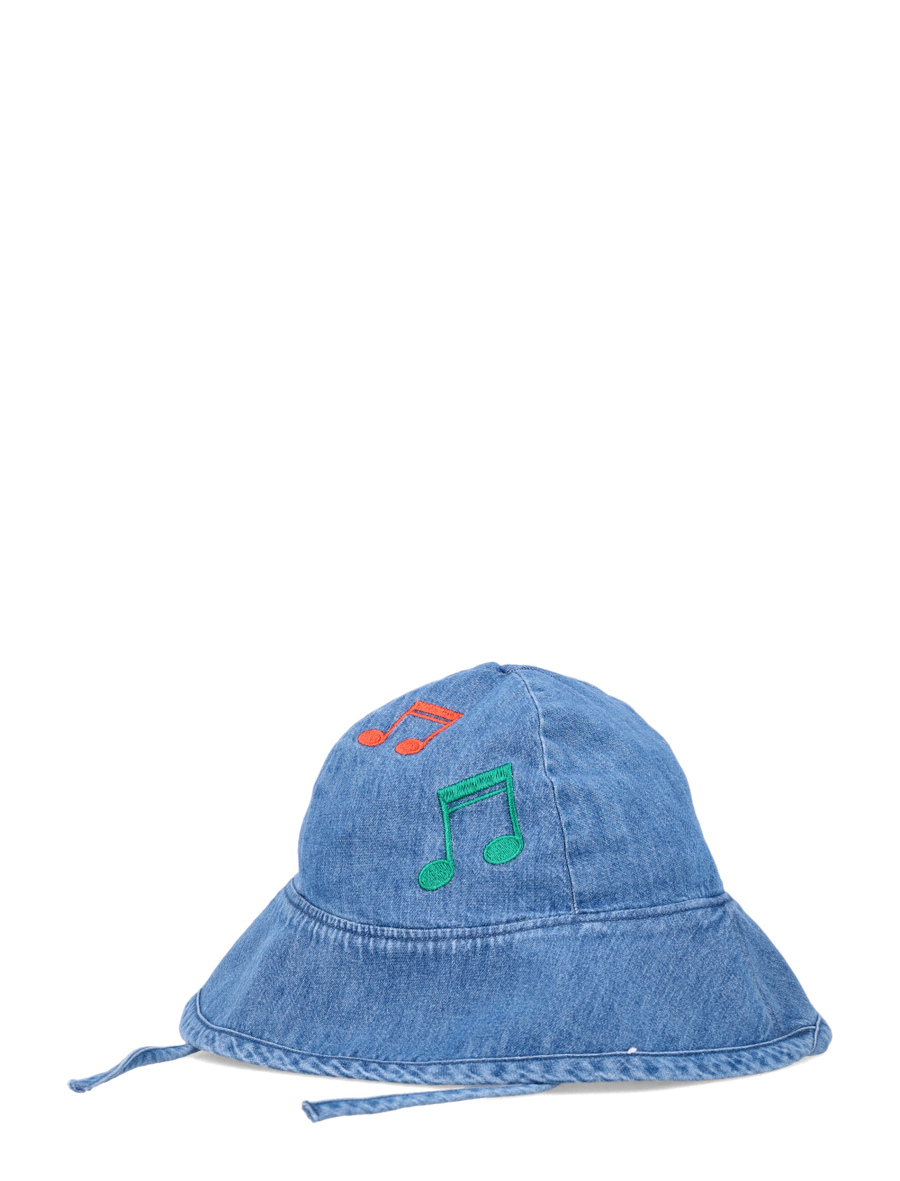 Kid - Note denim sun hat - Spazio Pritelli