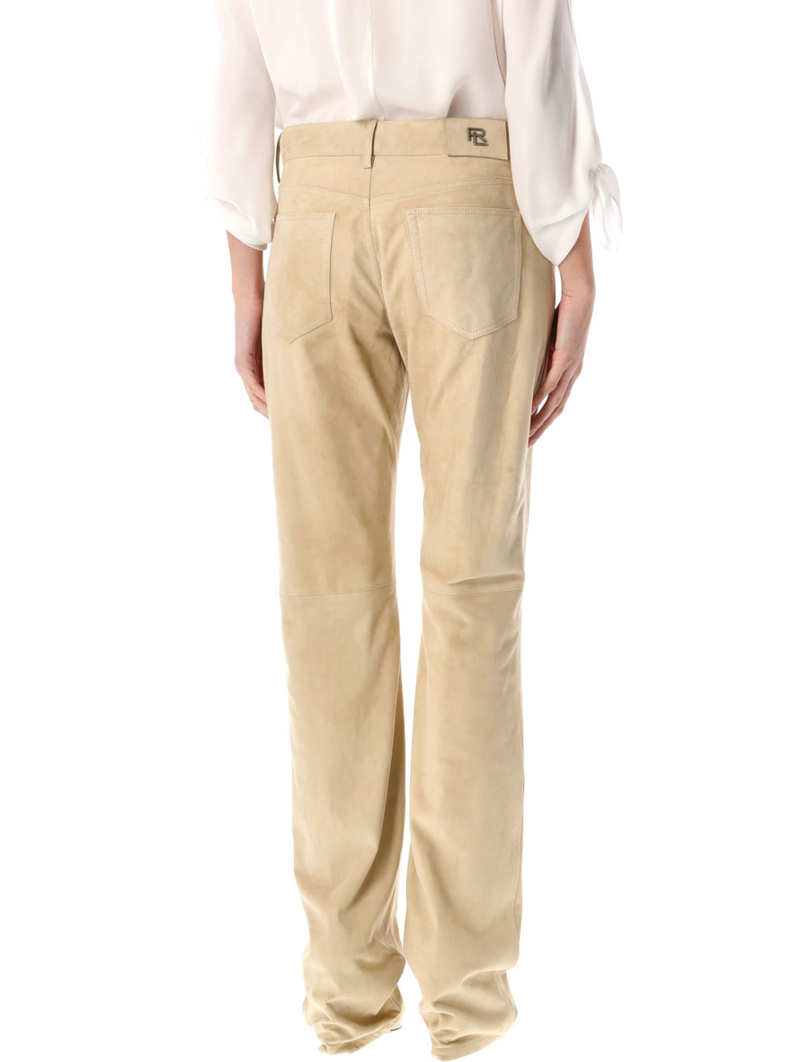 Suede leather trousers - Spazio Pritelli