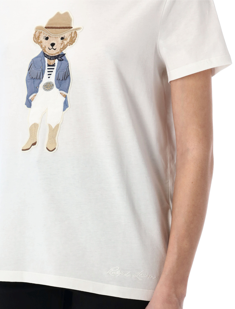 Cowboy Polo Bear cotton tee - Spazio Pritelli