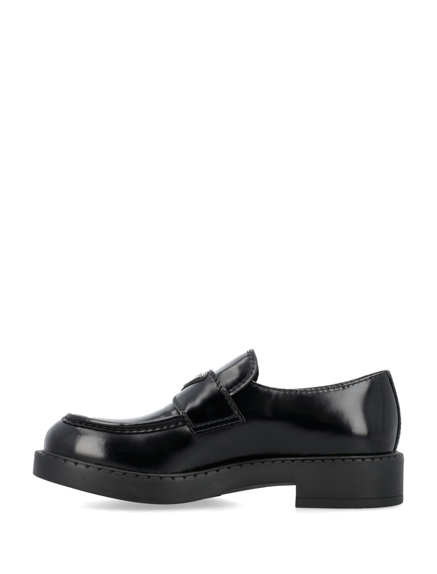 Chocolate brushed leather loafers - Spazio Pritelli