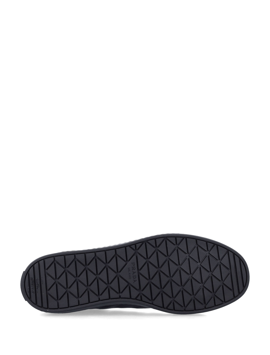 Leather and Re-Nylon sneakers - Spazio Pritelli