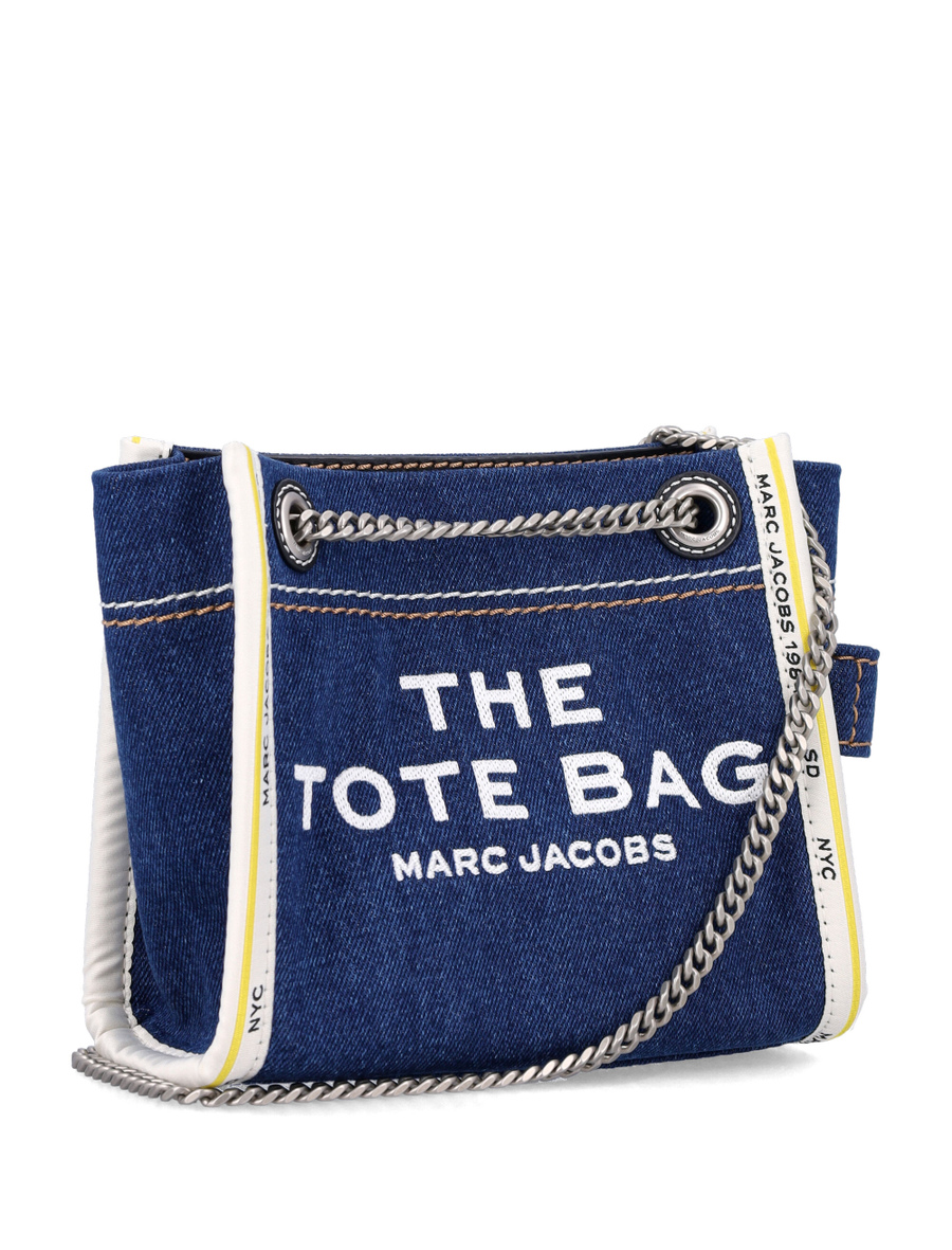 The mini tote bag denim - Spazio Pritelli