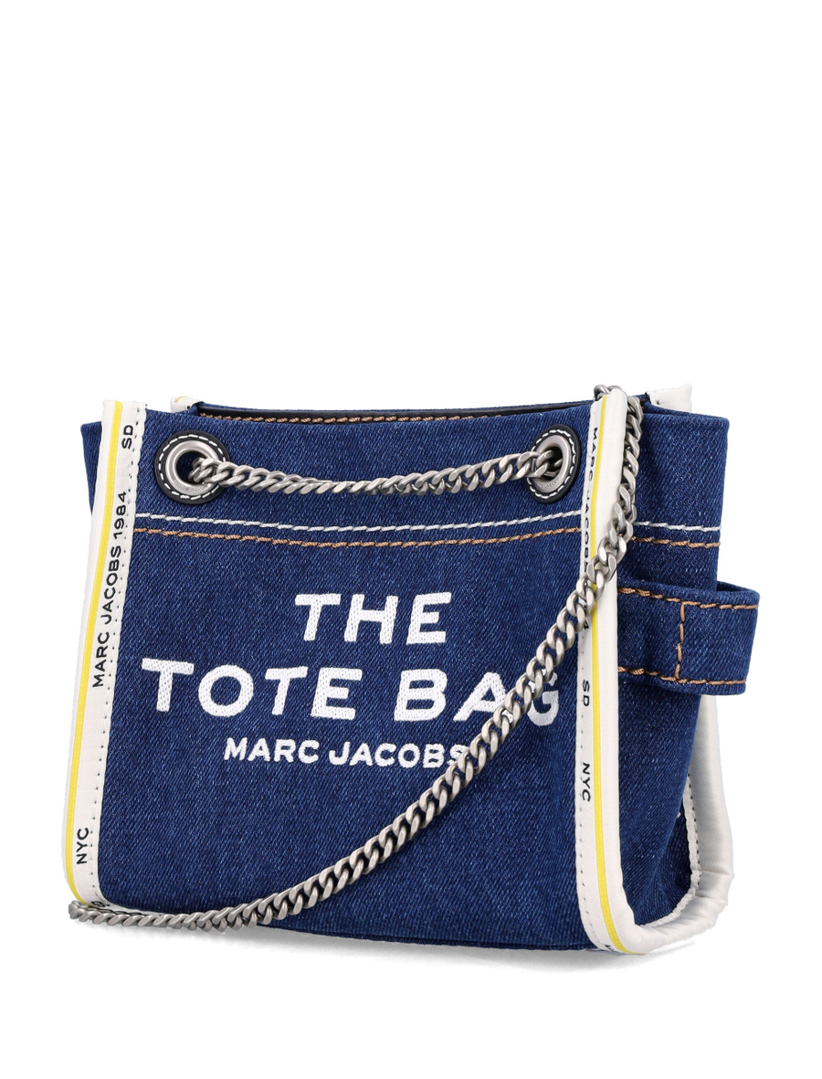 The mini tote bag denim - Spazio Pritelli