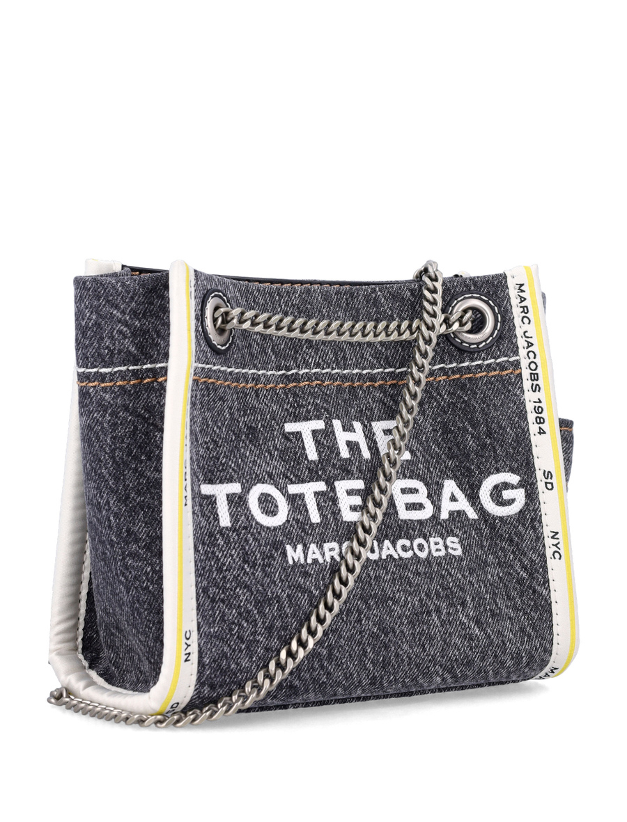 The mini tote bag denim - Spazio Pritelli