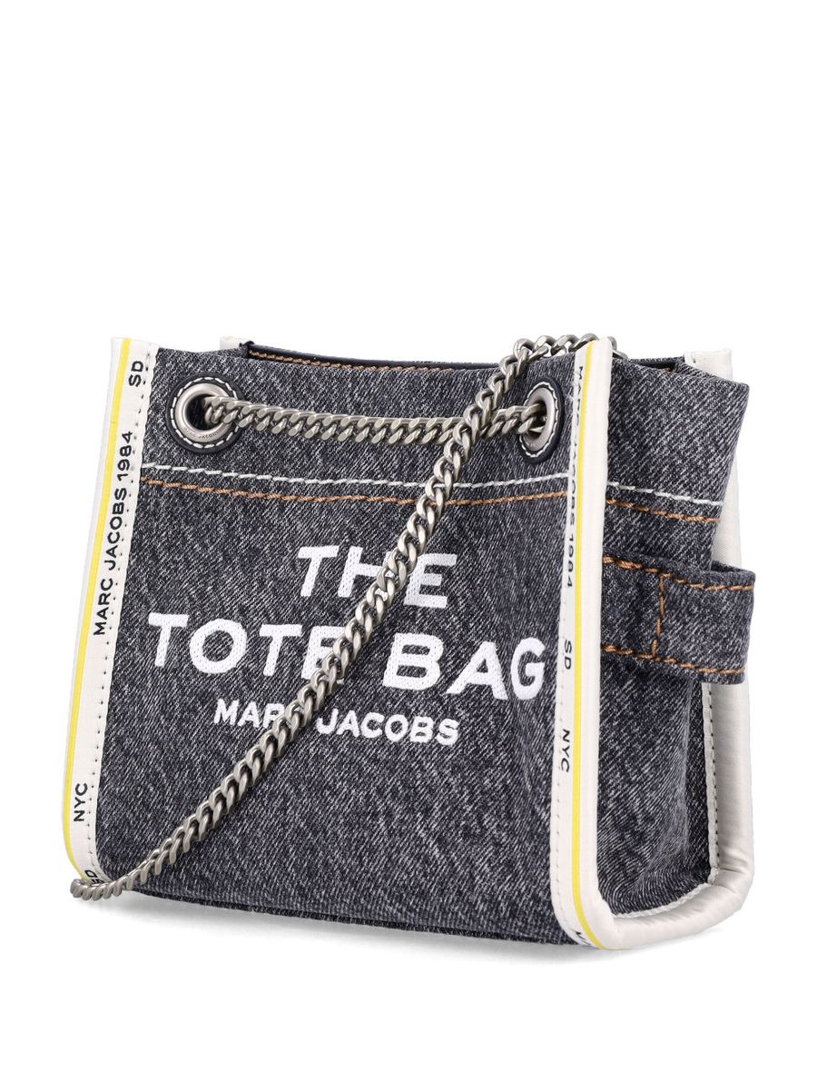 The mini tote bag denim - Spazio Pritelli