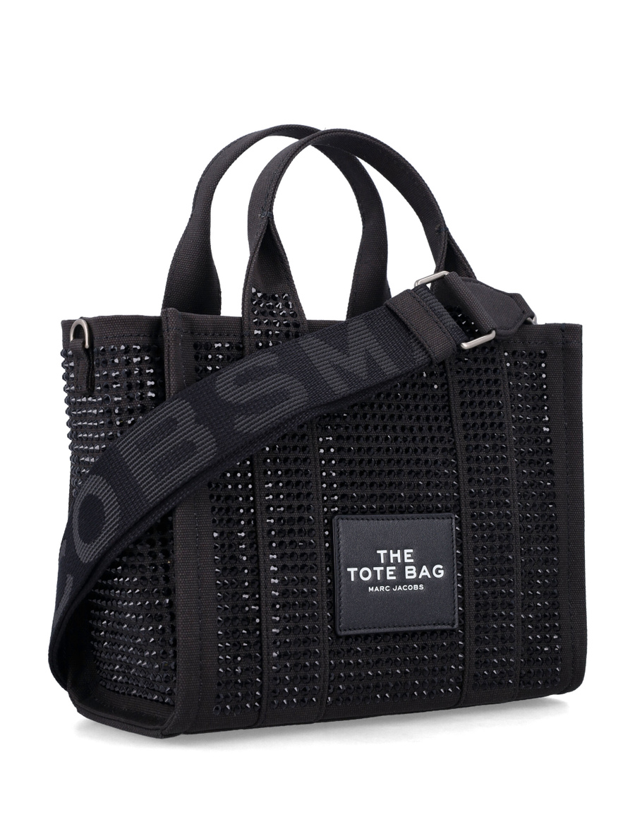 The Crystal canvas small tote bag - Spazio Pritelli
