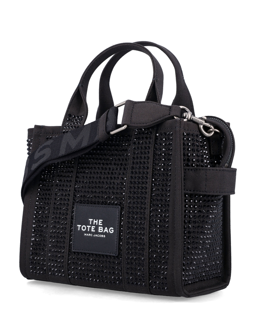 The Crystal canvas small tote bag - Spazio Pritelli
