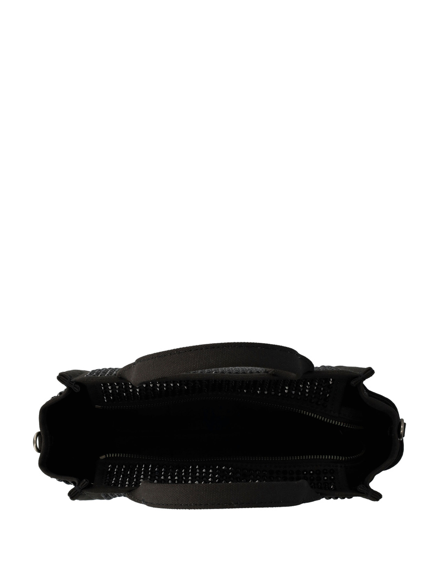 The Crystal canvas small tote bag - Spazio Pritelli