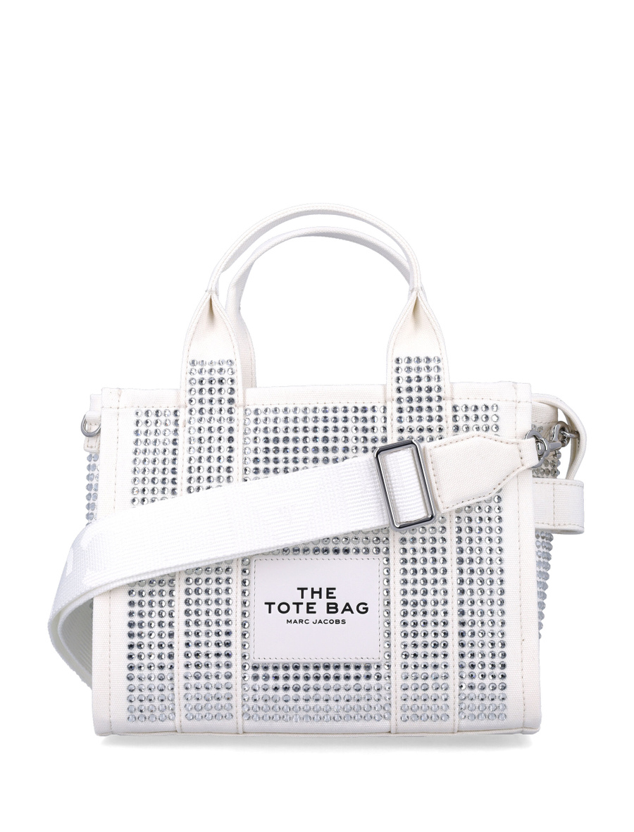 The Crystal canvas small tote bag - Spazio Pritelli