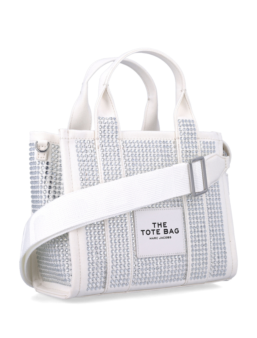 The Crystal canvas small tote bag - Spazio Pritelli