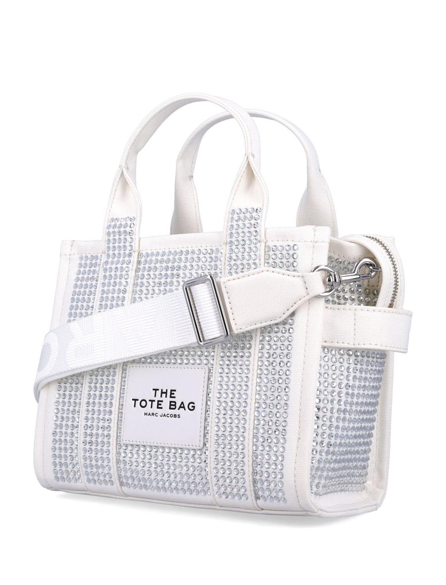 The Crystal canvas small tote bag - Spazio Pritelli