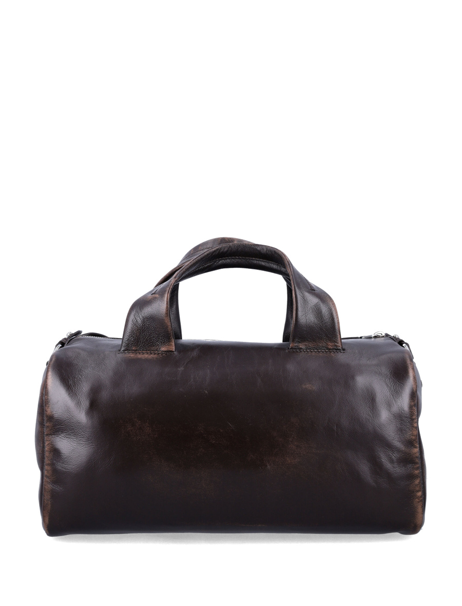 Small nappa leather duffle bag - Spazio Pritelli