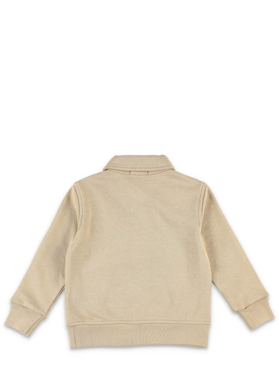 Kid - Logo french terry collared sweatshirt - Spazio Pritelli