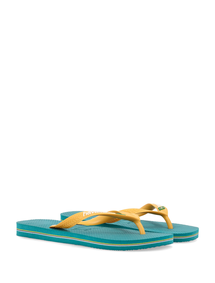 Brasil logo flip-flops - Spazio Pritelli