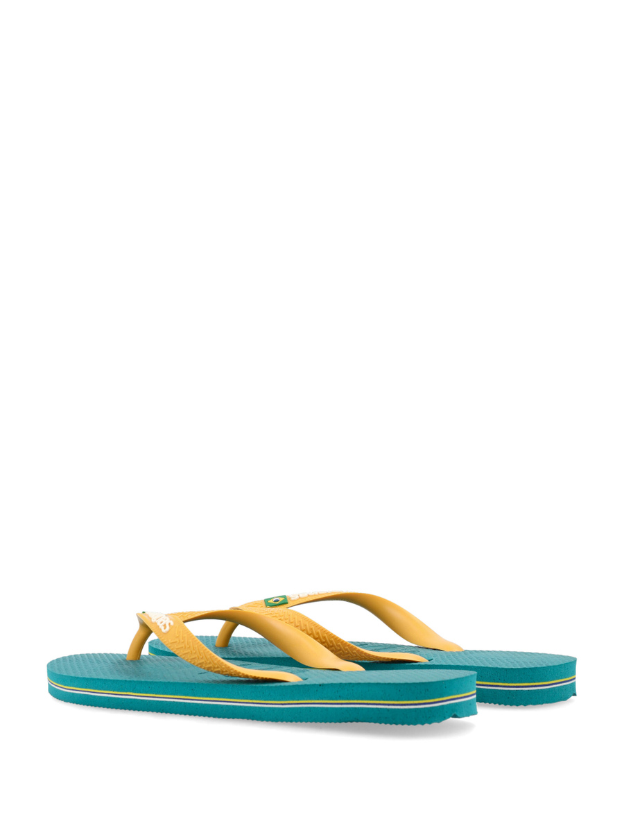 Brasil logo flip-flops - Spazio Pritelli