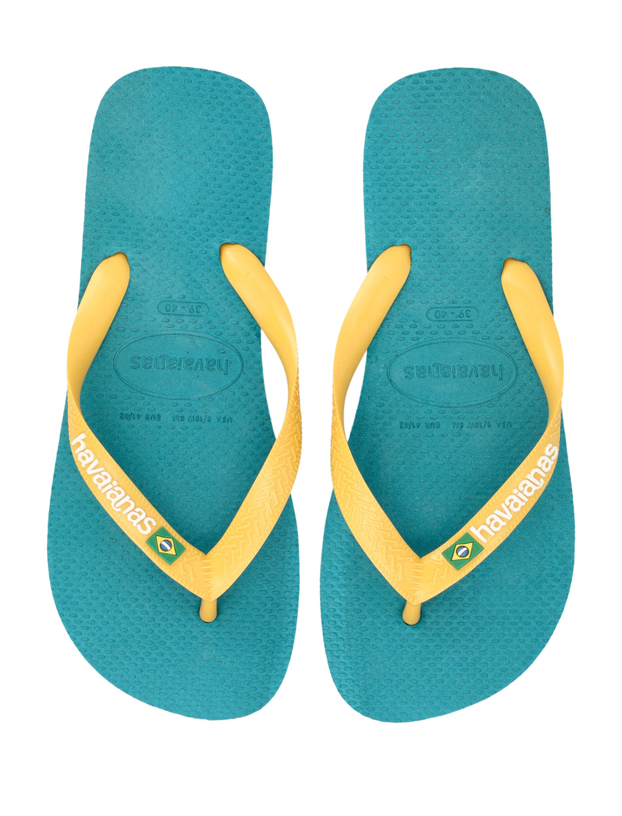 Brasil logo flip-flops - Spazio Pritelli