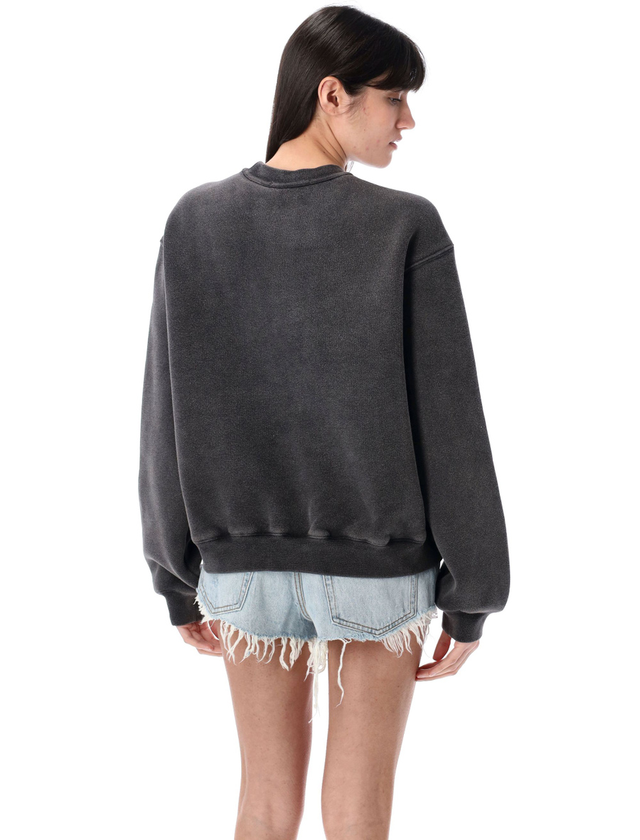 Distressed logo sweatshirt - Spazio Pritelli