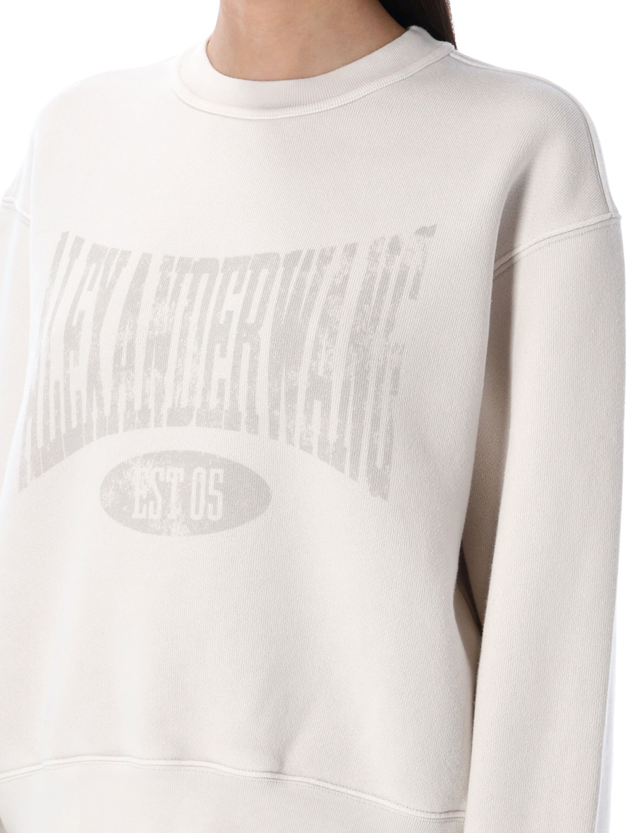 Distressed logo sweatshirt - Spazio Pritelli
