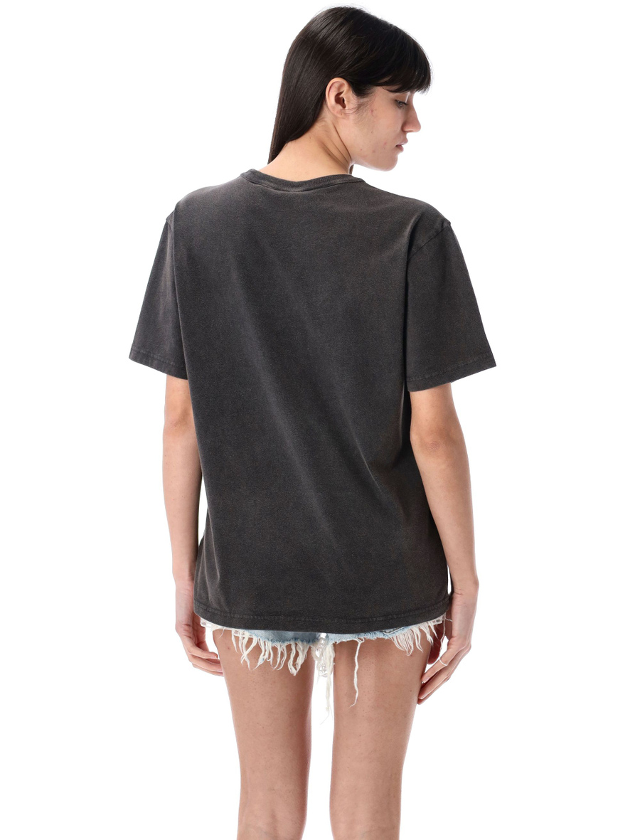 Distressed logo cotton tee - Spazio Pritelli