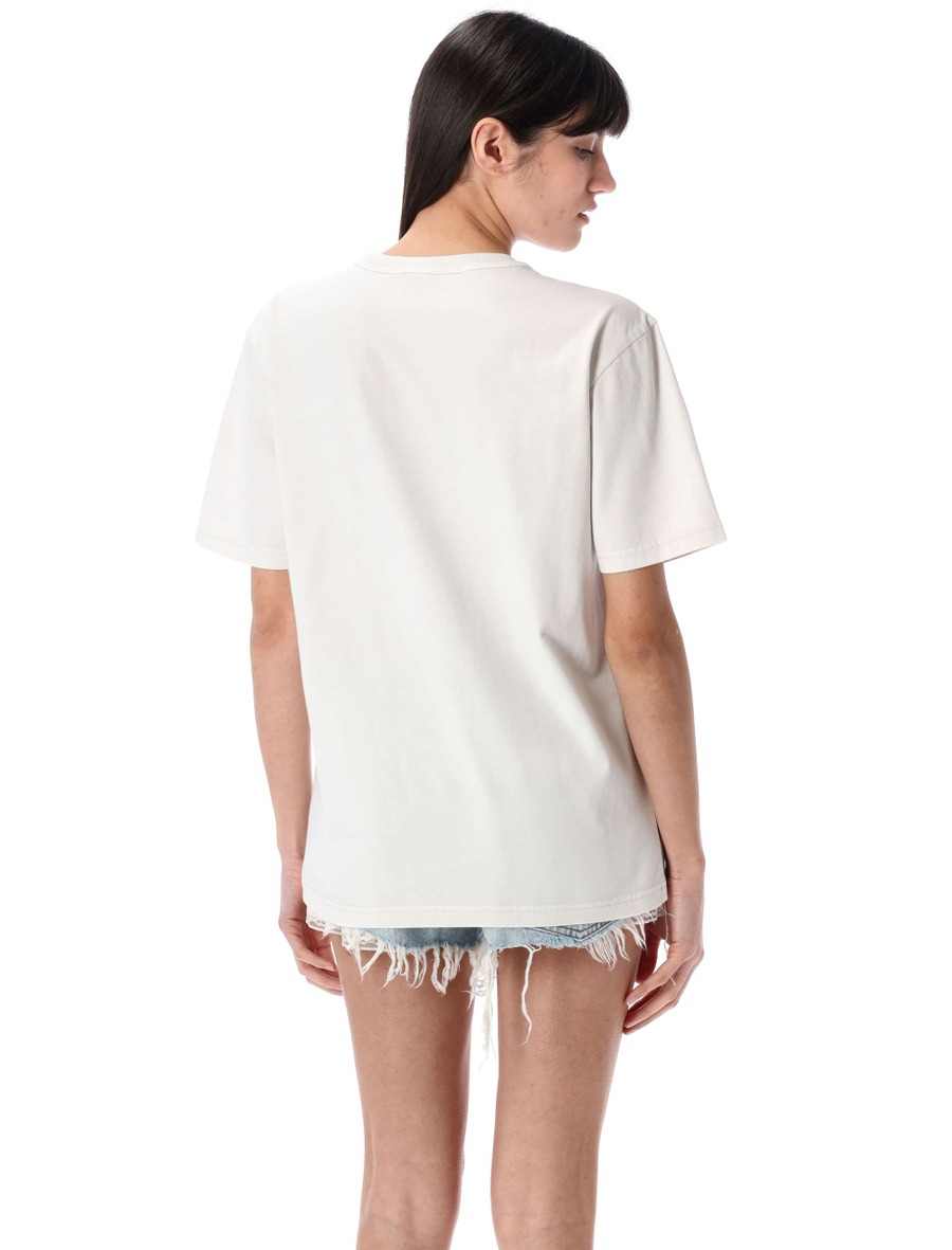 Distressed logo cotton tee - Spazio Pritelli