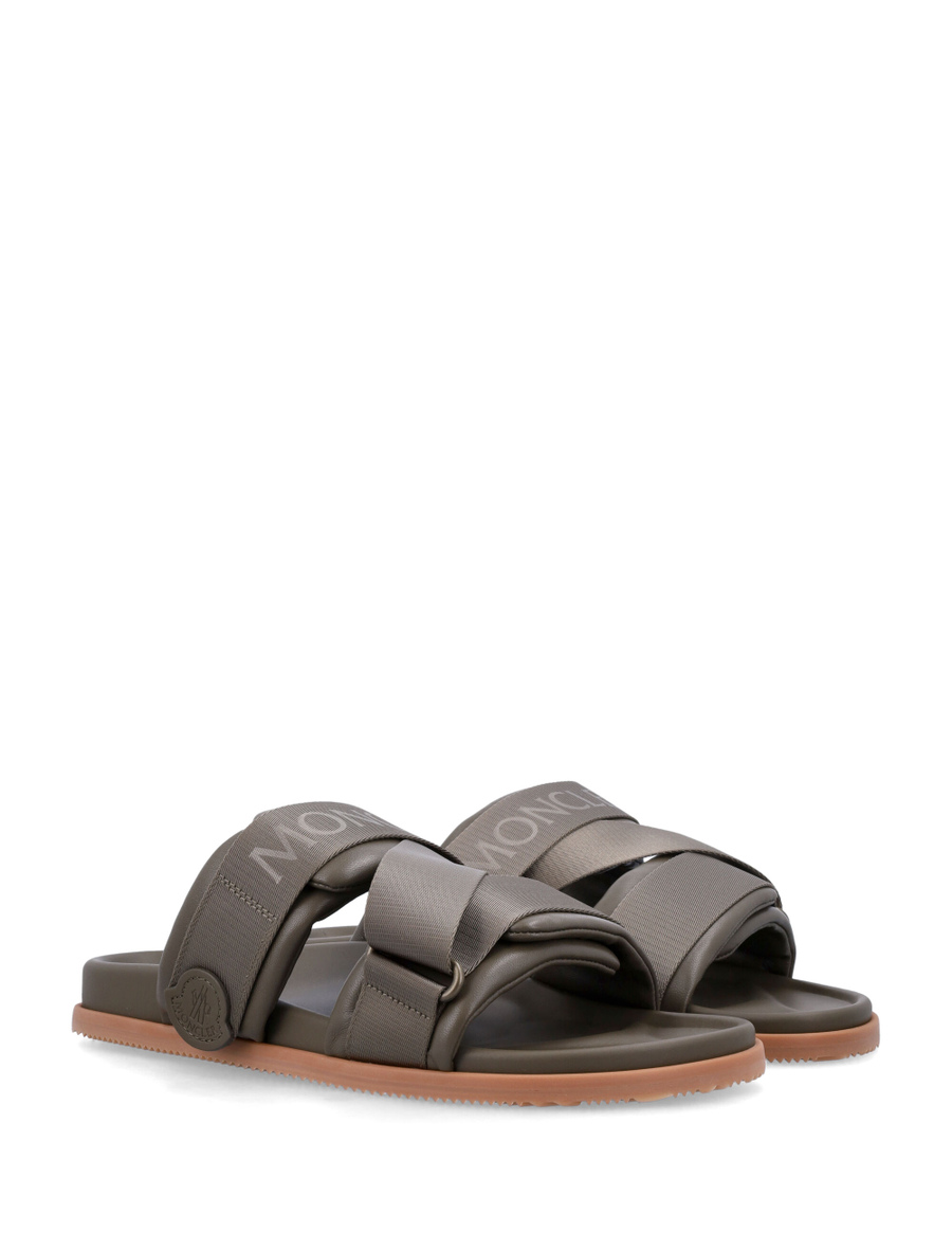 Mon Summer nappa leather sliders - Spazio Pritelli