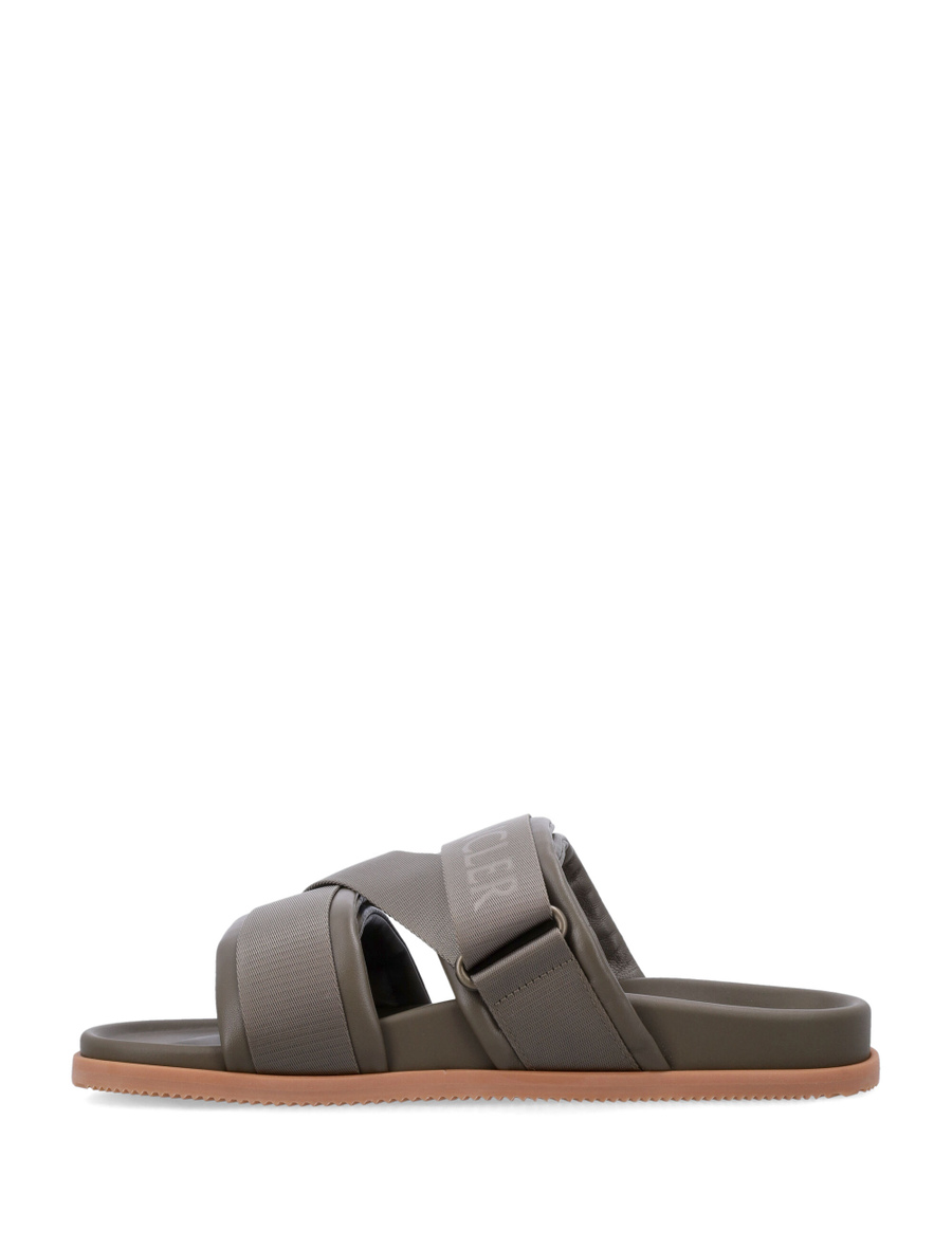 Mon Summer nappa leather sliders - Spazio Pritelli